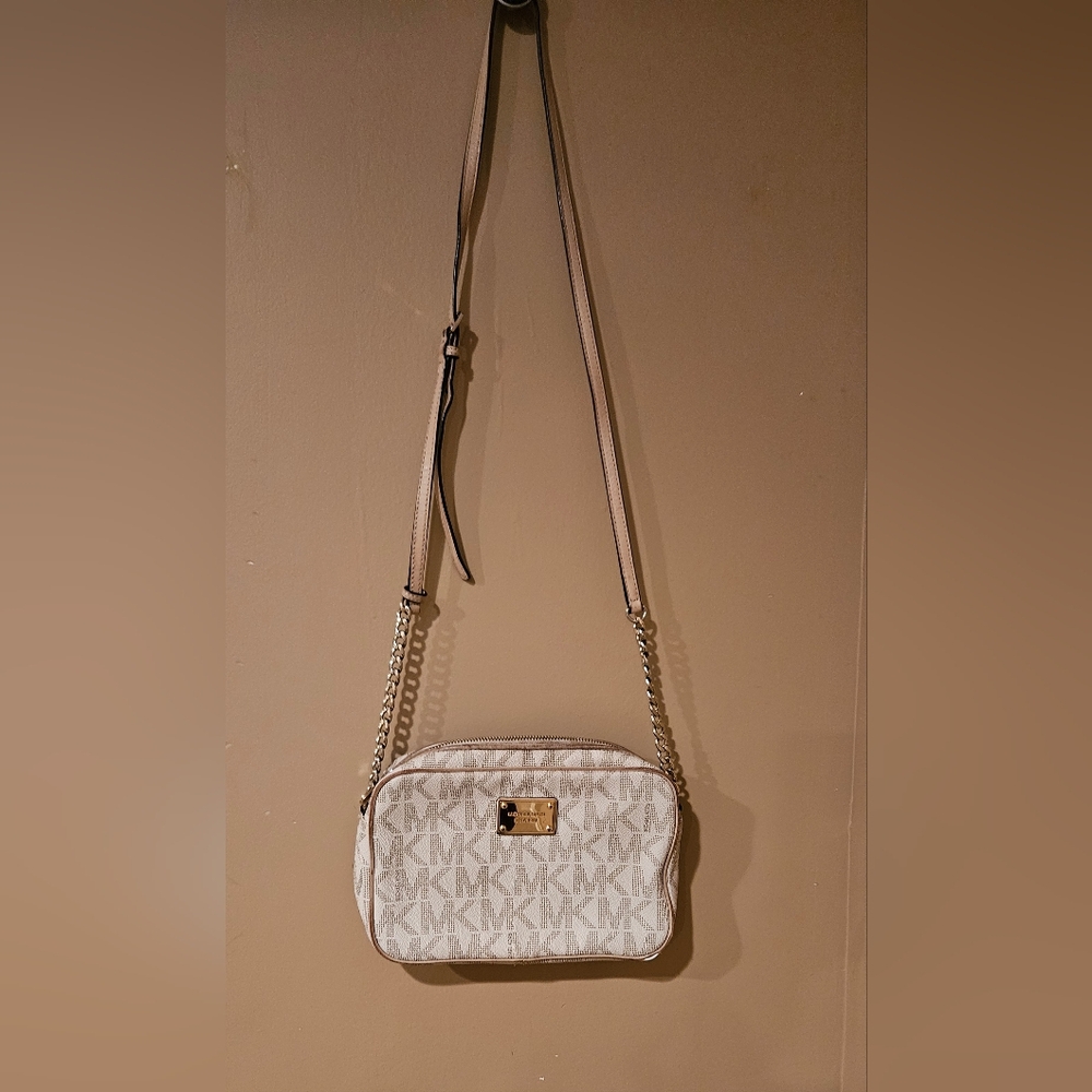 Michael Kors Cream and Tan Women's Bag